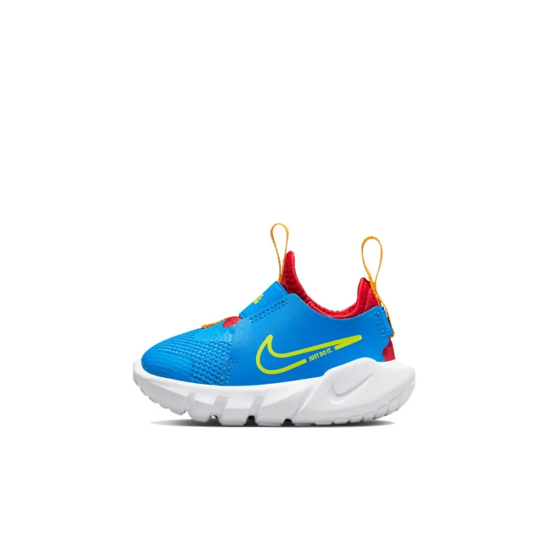 Nike Flex Runner 2 Slip Resistant Cushioning Low Top Running Shoes Blue Red Infant And Toddler-0