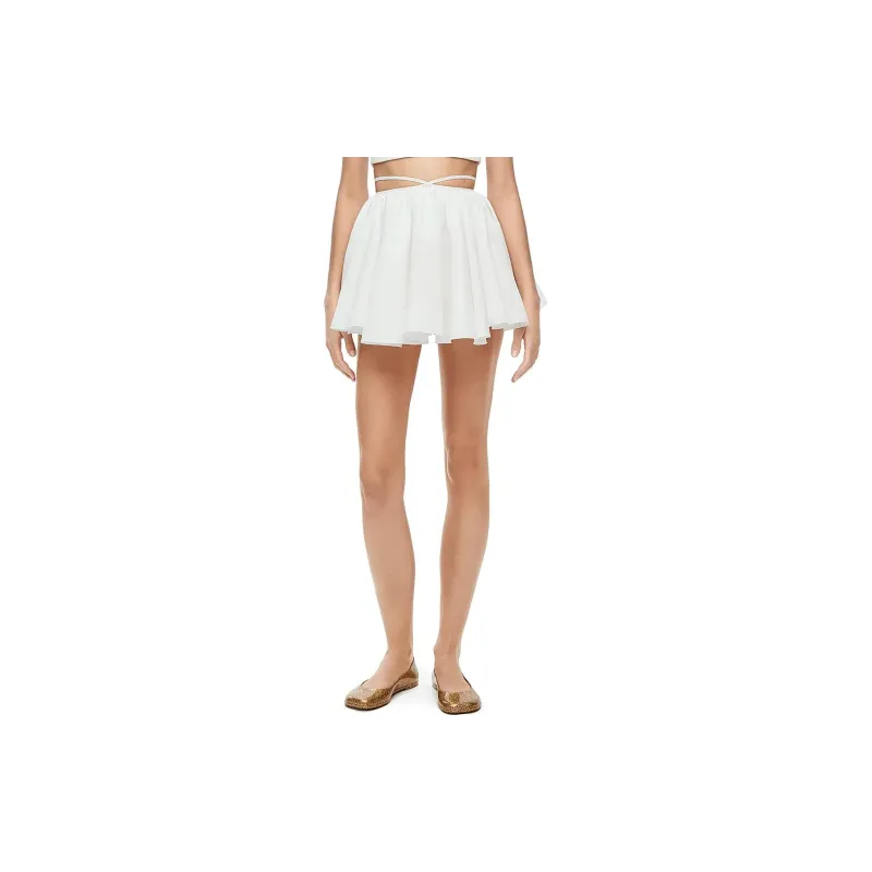 LOEWE Casual Short Skirts Women's White-2