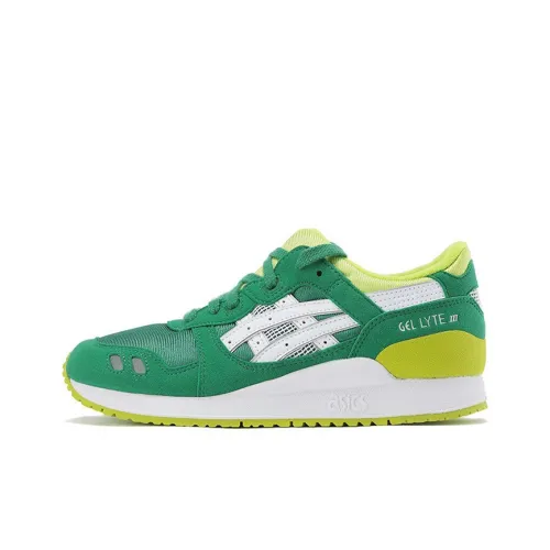 Asics Gel-Lyte 3 Lightweight And Breathable Low-Top Kids' Running Shoes Green Yellow Teenagers