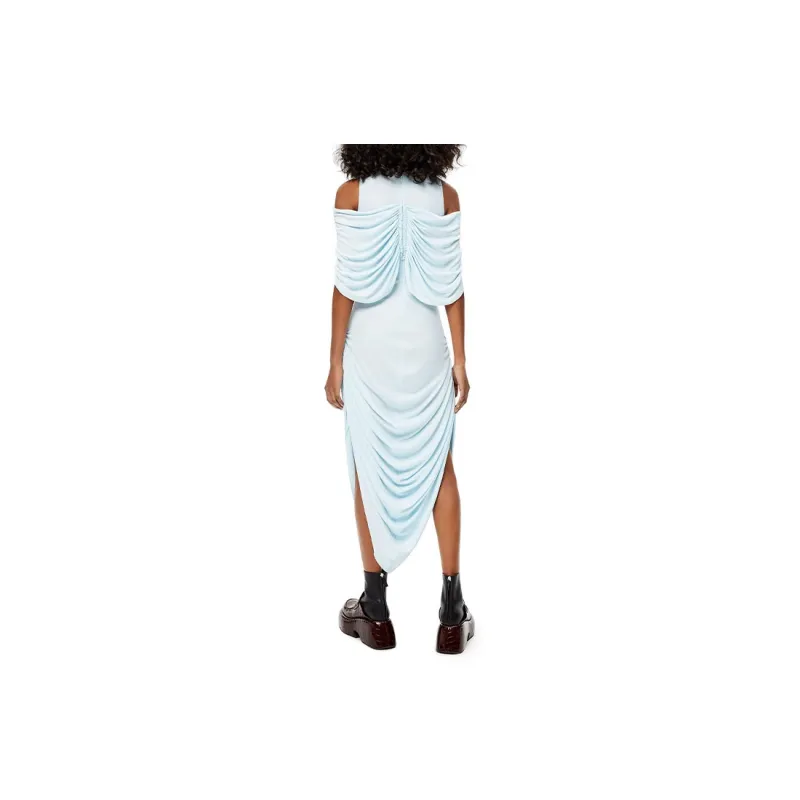 LOEWE Sleeveless Dresses Women's Light Blue-2