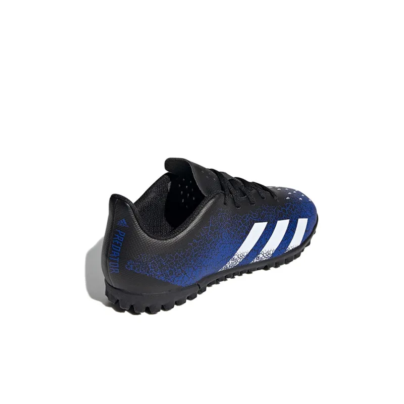 Adidas Slip Resistant Cushioning Wear Resistant Low Top Kids' Soccer Shoes Blue Kids'-3