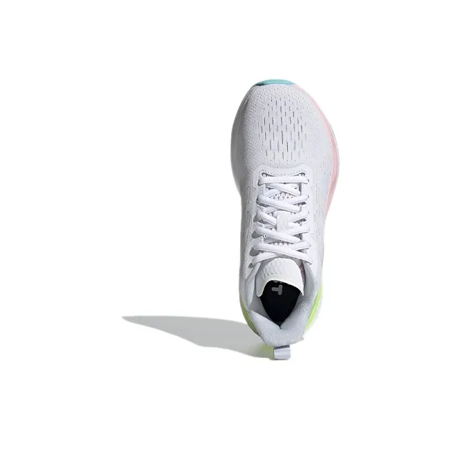 Adidas Response Slip Resistant And Breathable Low Top Kids' Running Shoes White Pink Teenagers-4
