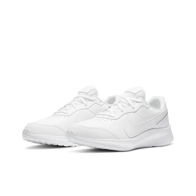 Nike Varsity Leather 'Triple White' GS-2