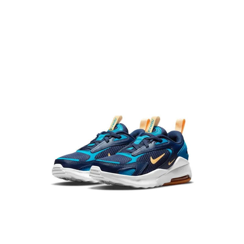 Nike Air Max Bolt Low Top Kids Lifestyle Shoes Blue Apricot Children Aged 3 7 Years Old-2