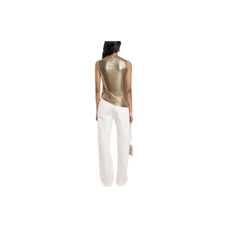 Paco Rabanne Temporary Chainmail Asymmetric Top-2