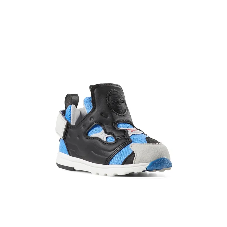 Reebok Versa Pump Fury Anti-Slip Wear-Resistant Low-Top Running Shoes Black Blue Infant And Toddler-2