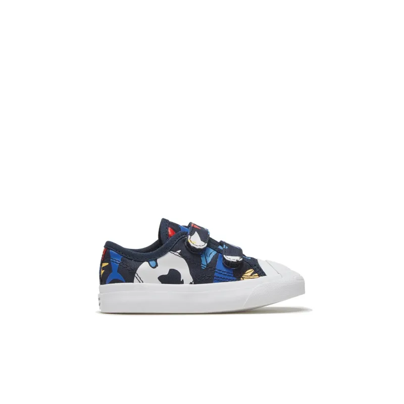 Converse Jack Purcell Slip Resistant Anti Kick Low Top Baby & Toddler Shoes Black Blue Infant And Toddler-1
