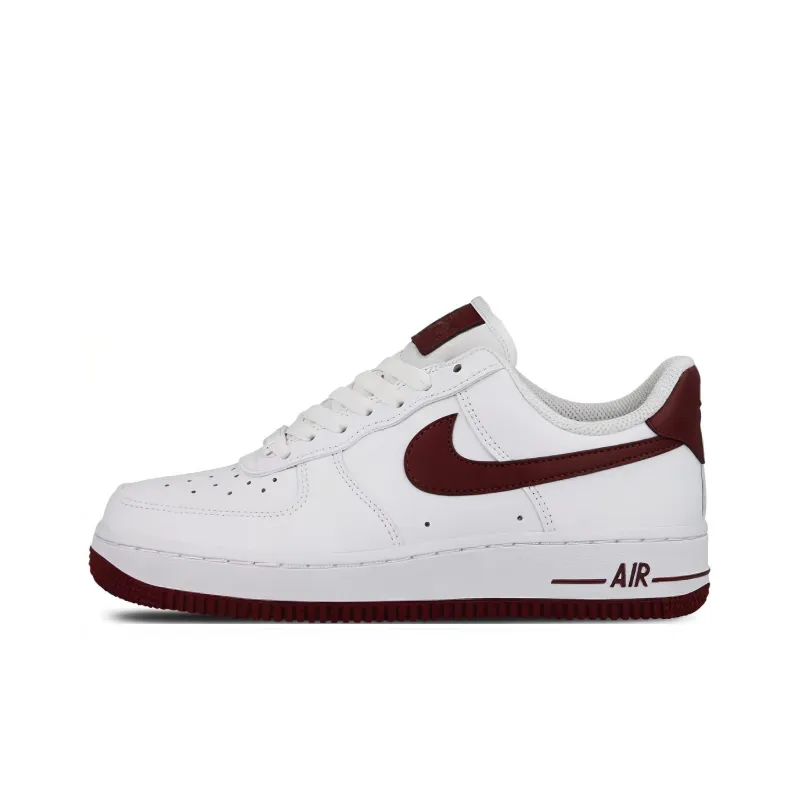 Nike Air Force 1 Low Patent White Bordeaux Women's-0