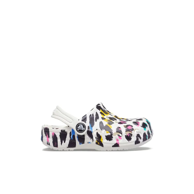Crocs Classic Clog Bae Clog Sandal Leopard Print Kids'-1