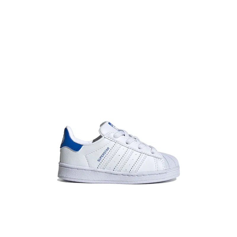 Adidas Originals Slip Resistant Low Top Toddler Shoes White Blue Infant And Toddler-1