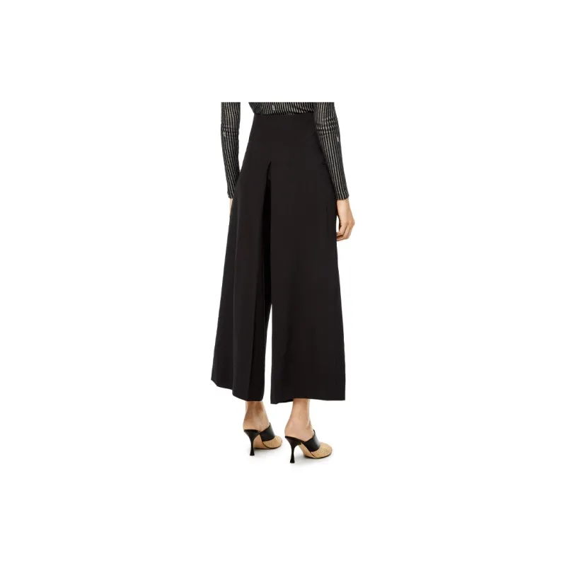 LOEWE Luxury Cropped Belted Pants 'Black'-2