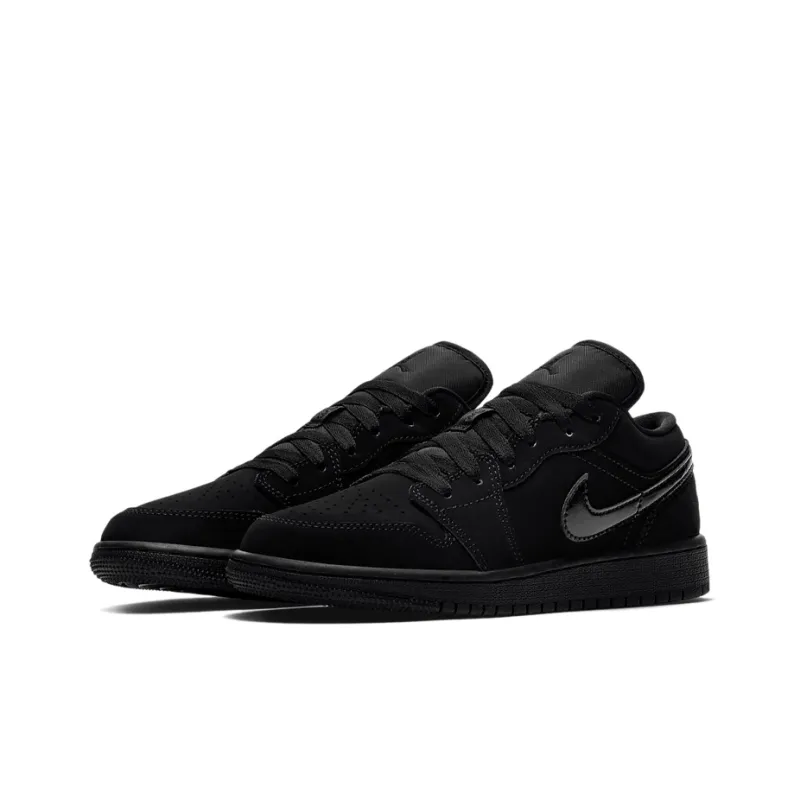 Jordan 1 Low GS Triple Black-2