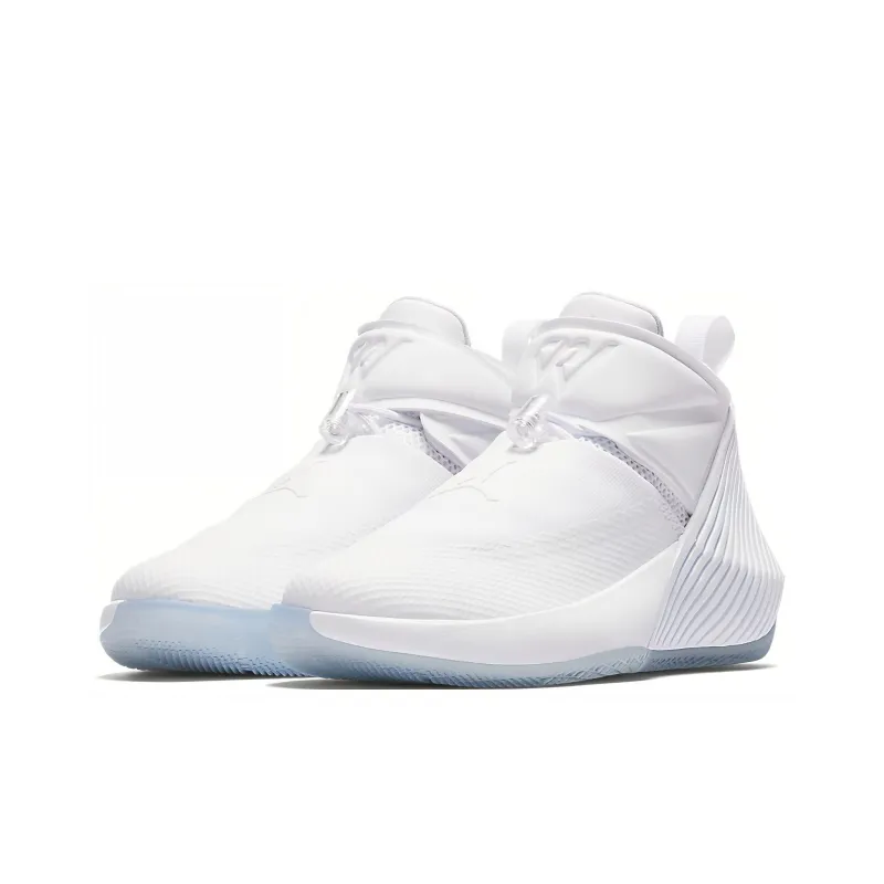 Jordan Why Not Zer0.1 Non-slip Lightweight Mid-Top Children's Basketball Shoes White Teenagers-2