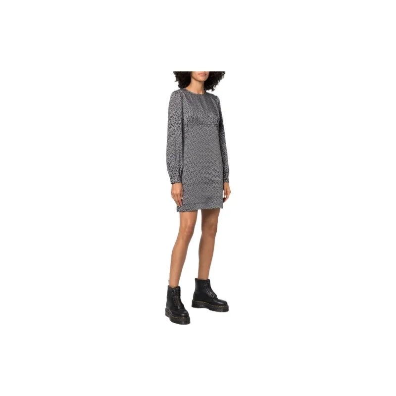 MICHAEL KORS Long Sleeved Dresses Women's Gray-4