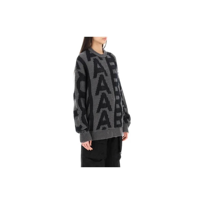 MARC JACOBS Distressed Crewneck Jumper-1