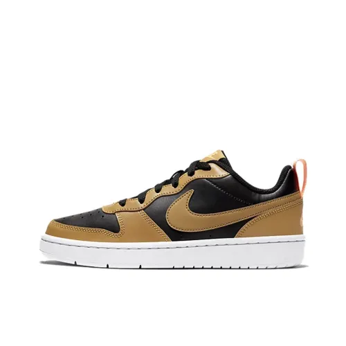 Nike Court Borough Low 2 'Black Orange White' GS