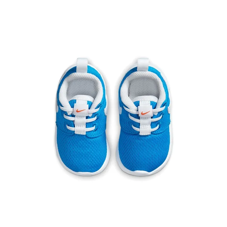 Nike Roshe One Low Top Toddler Shoes White Blue Infant And Toddler-3