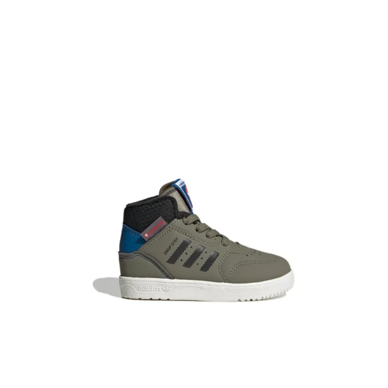 Adidas Originals Drop Step High-Top Toddler Shoes Green Infant And Toddler-1