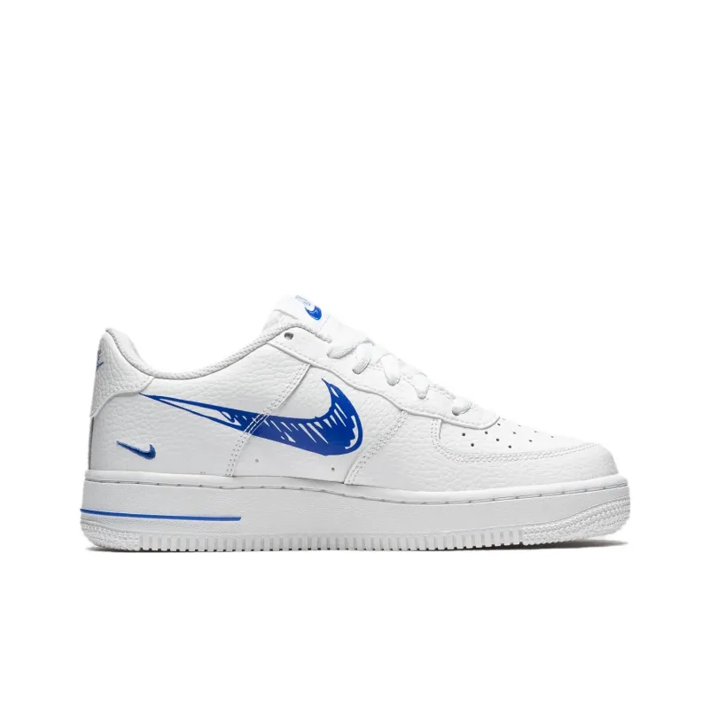 Nike Air Force 1 Low Sketch White Royal GS-1