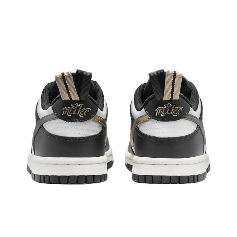 Nike Dunk Low Black White Metallic GS-4