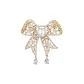 Gold White Bead (Bowknot)