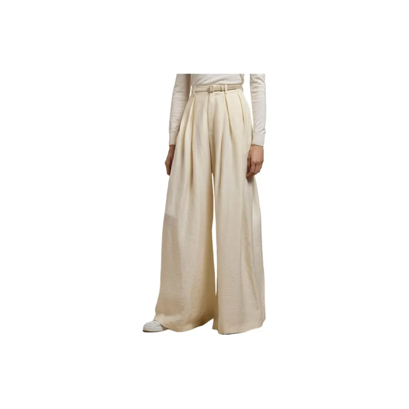 Ralph Lauren Collection SS24 Casual Pants Women's Beige-3