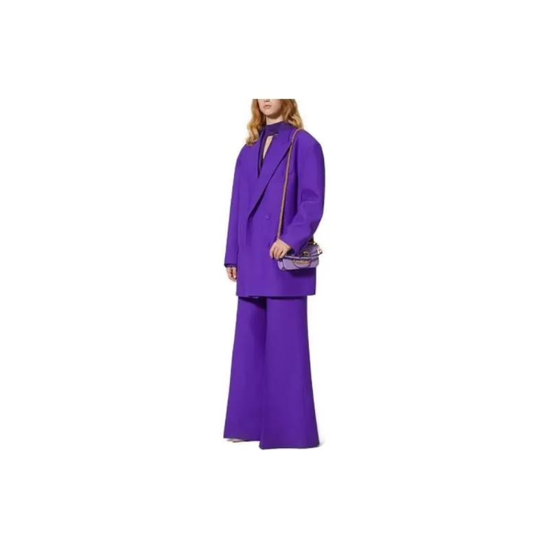 Valentino Business Suits Women's Purple Blue-1