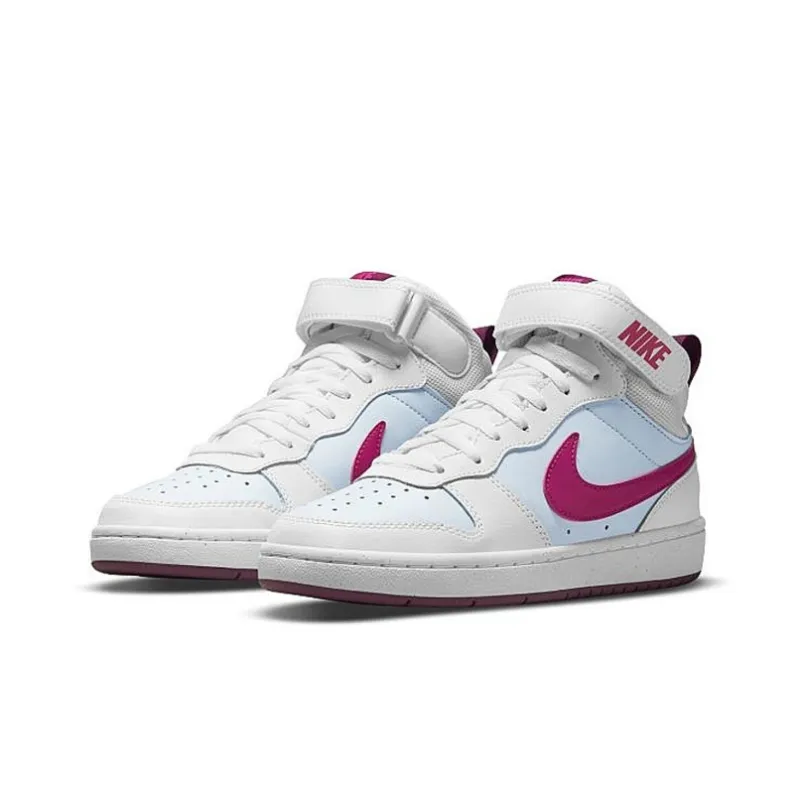 Nike Court Borough Mid 2 'White Sangria Pink Prime' GS-4