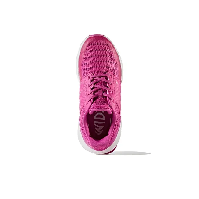 Adidas Rapidarun Wide K Abrasion Resistant Breathable Low Top Kids' Running Shoes Rose Red Kids'-4