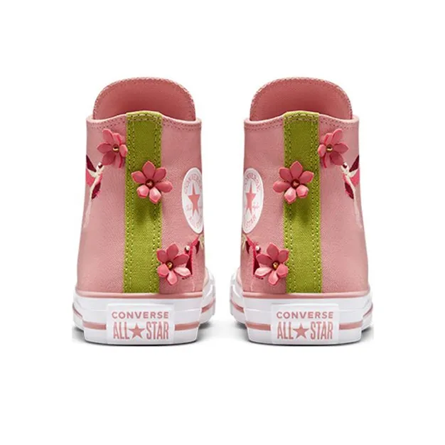 Converse Chuck Taylor All Star 3D High GS 'Blooms & Hummingbirds'-4