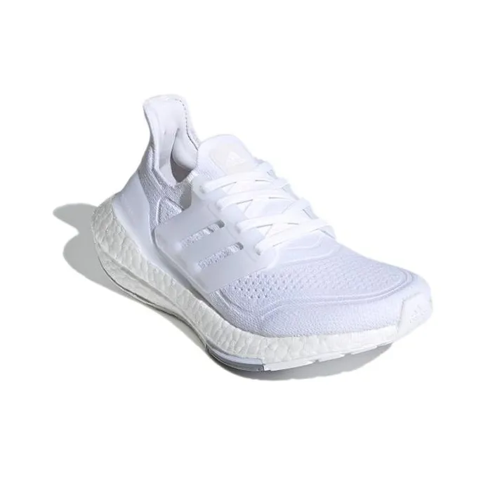 Adidas Ultraboost 21 J Slip Resistant, Abrasion Resistant, Breathable Low Top Kids' Running Shoes White Teenagers-2