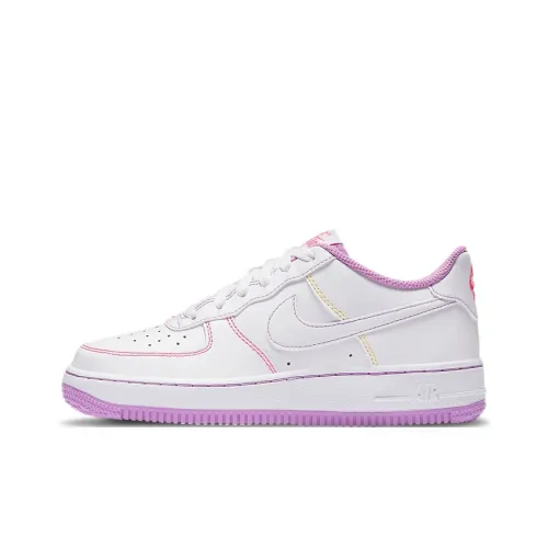 Nike Air Force 1 Low Contrast Stitch Fuchsia Glow GS