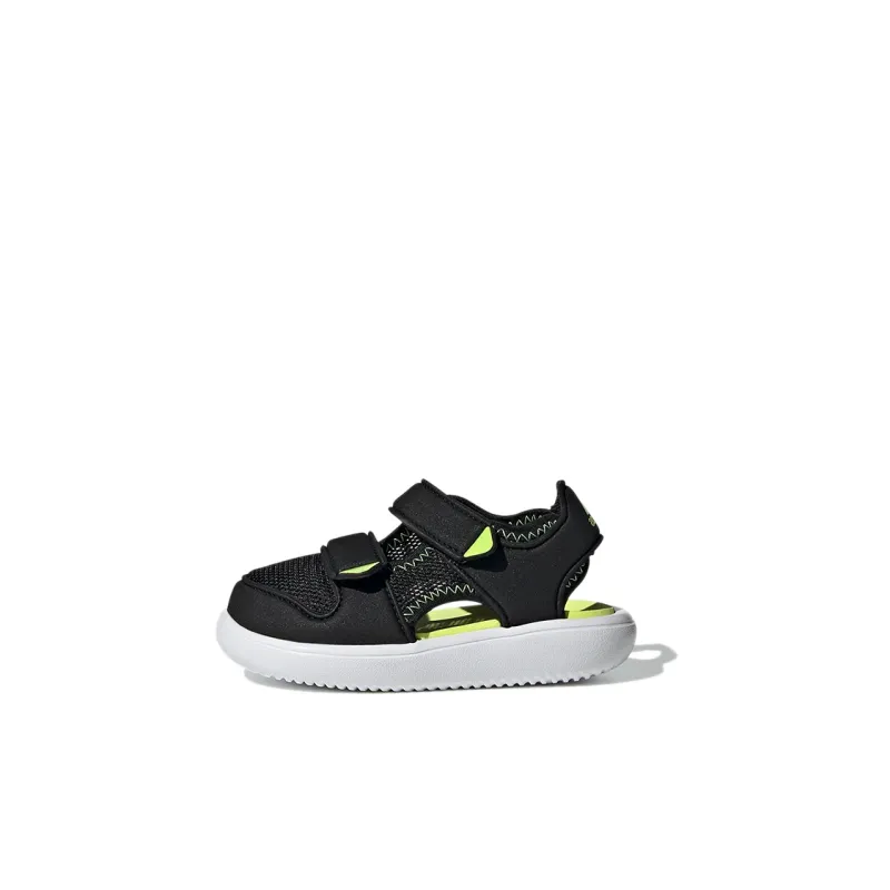 Adidas Water Sandal Abrasion Resistant Low Top Baby & Toddler Shoes Black Yellow Infant And Toddler-0