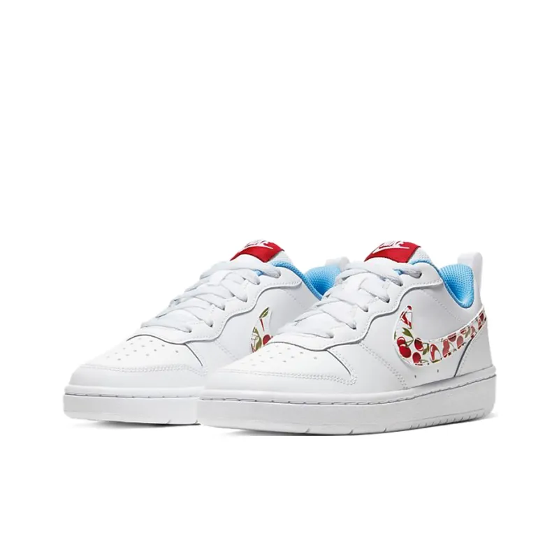Nike Court Borough Low 2 White Cherry GS-2