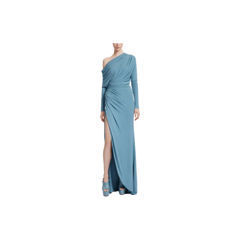 ELIE SAAB Off the shoulder Silk Dress-1