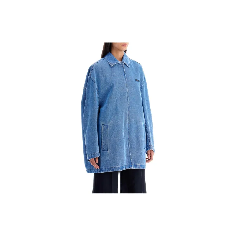 MARNI Logo Patch Denim Jacket-1
