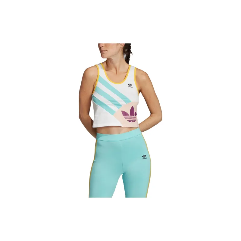 Adidas Tank Tops Women's White-3