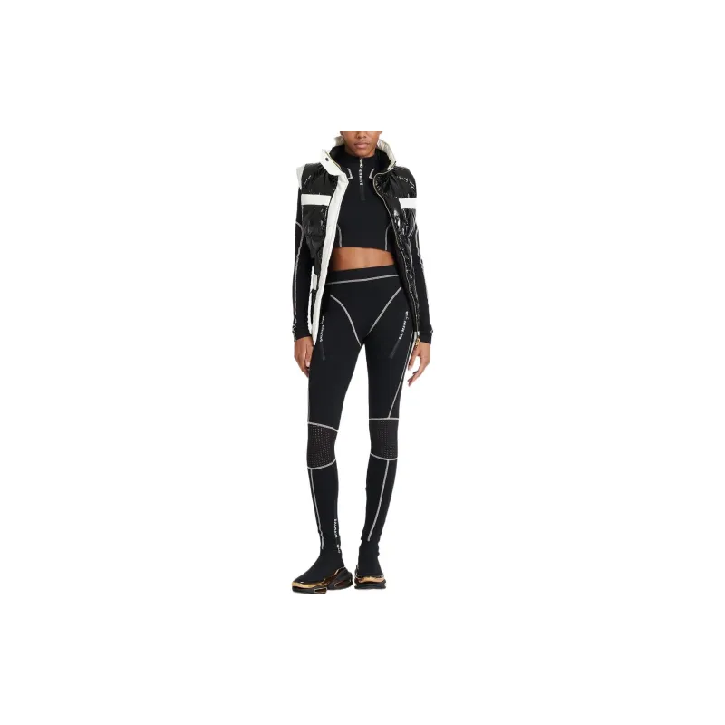 BALMAIN Crop Tops Women's Black-4