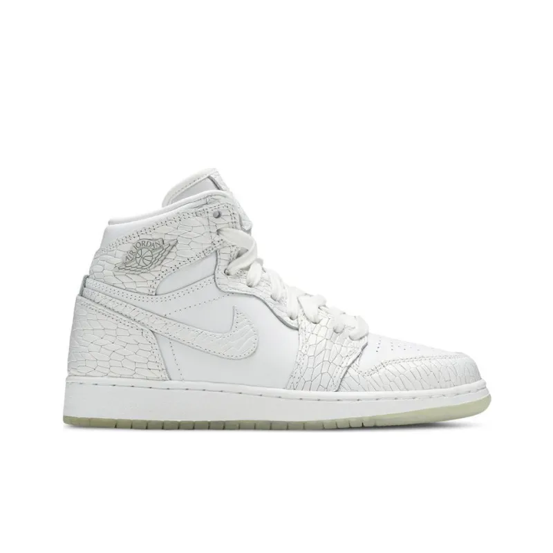 Jordan 1 Retro High Heiress Pure Platinum GS-1