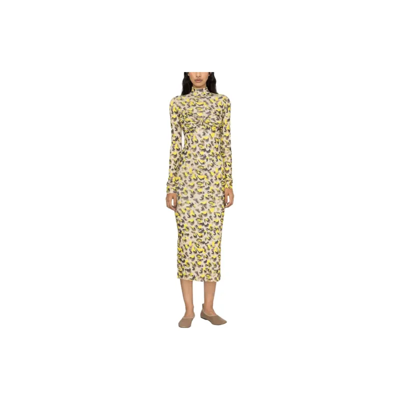 NANUSHKA Long Sleeved Dress Women's Yellow-1