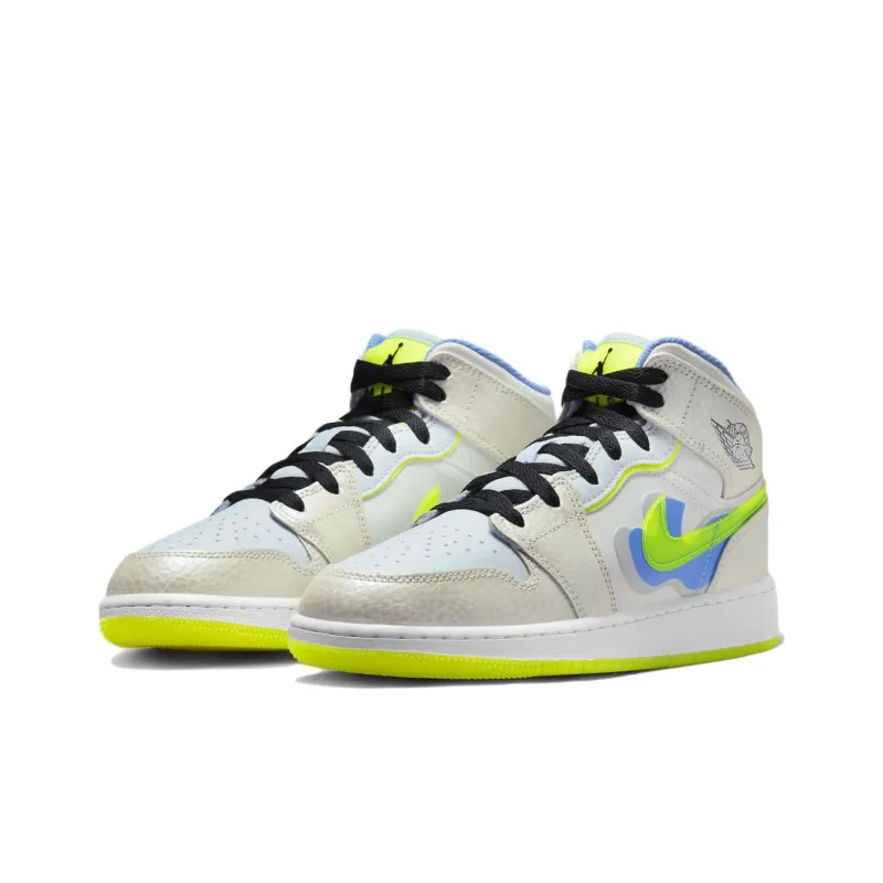 Jordan 1 Mid SE Warped Swoosh GS-2