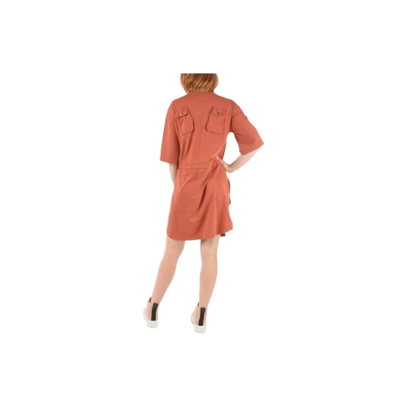 DIESEL Short-Sleeved Dresses Women's Orange-1
