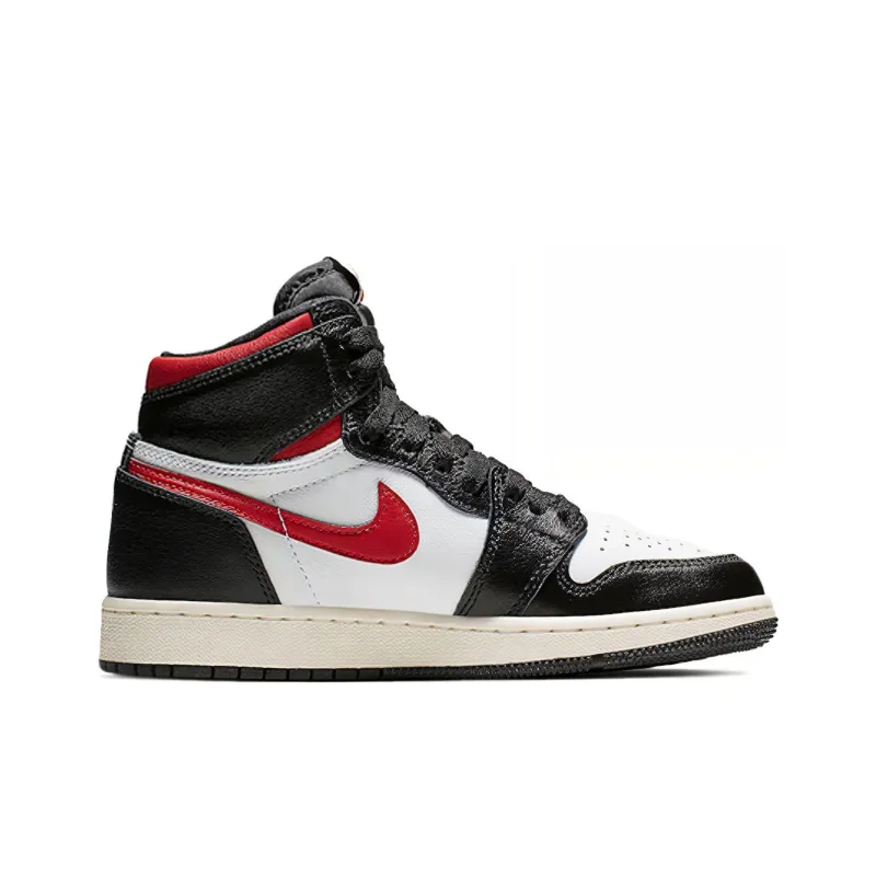 Jordan 1 Retro High Black Gym Red GS-1