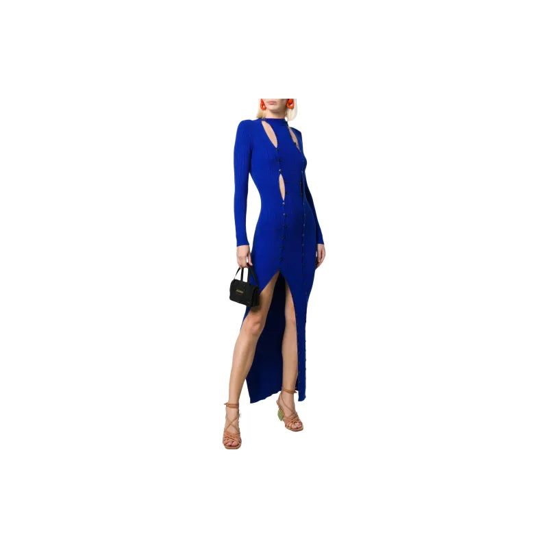 Jacquemus Long-Sleeved Dresses Women's Royal Blue-1