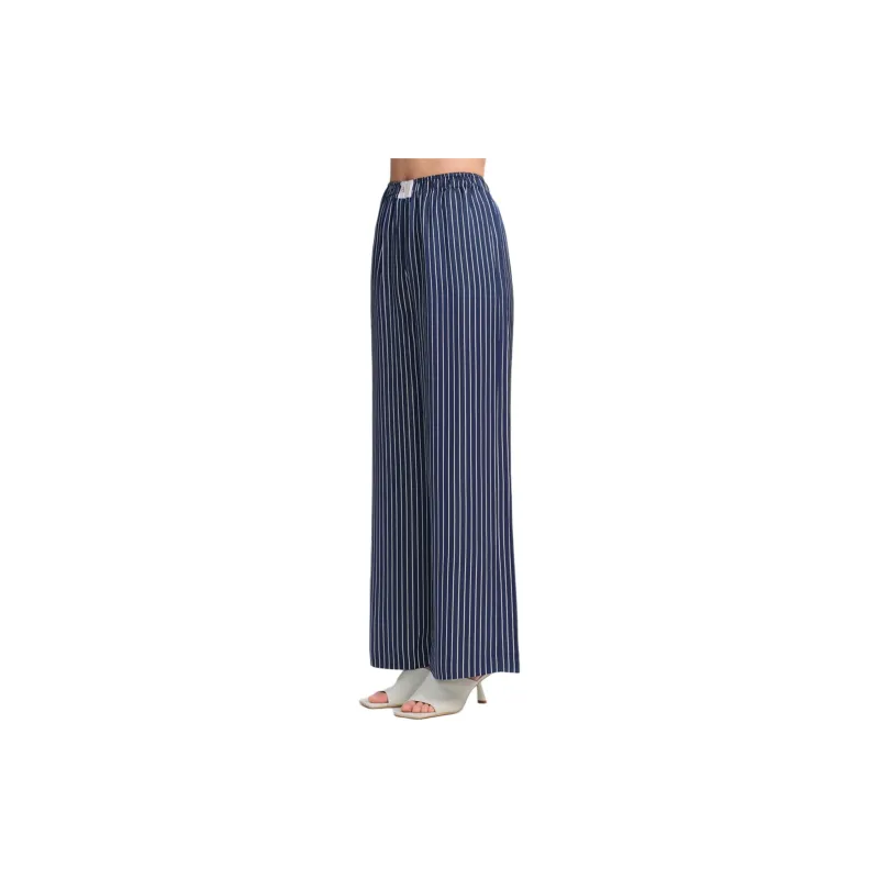 Blood Glitter Casual Pants Women's Black White-2