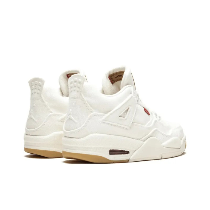 Jordan 4 Retro Levi's White GS Levi's Tag-2
