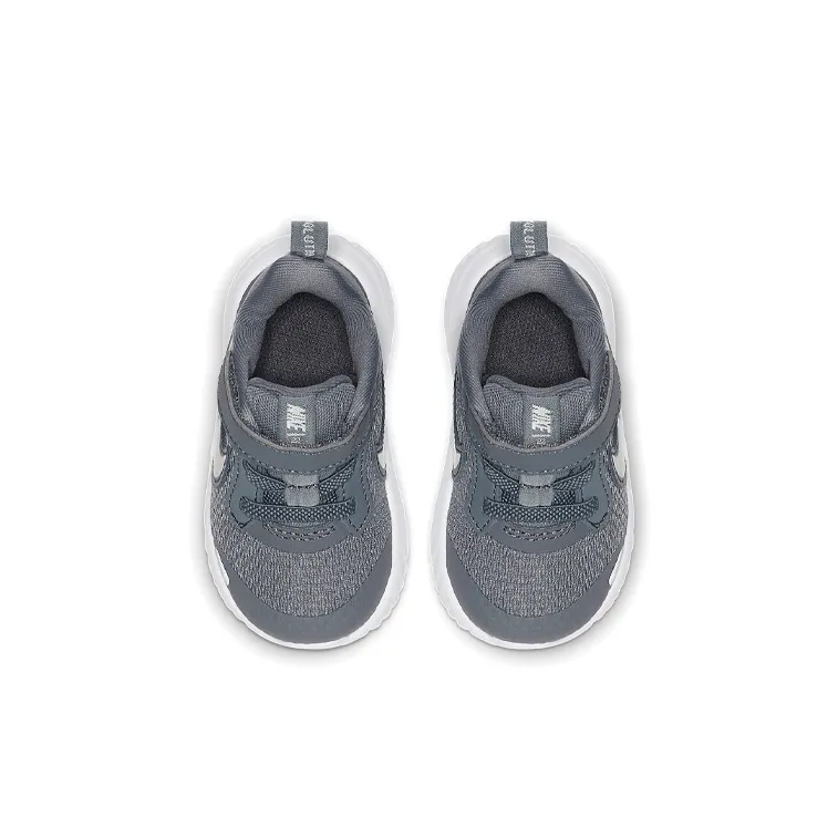 Nike REVOLUTION 5 Slip Resistant Cushioning Abrasion Resistant Low Top Toddler Shoes Gray White Infant And Toddler-3