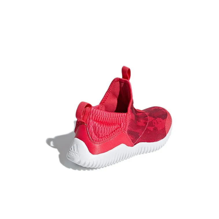 Adidas Rapidazen C Slip Resistant Breathable Low Top Kids' Running Shoes Red Children Aged 3 7 Years Old-3