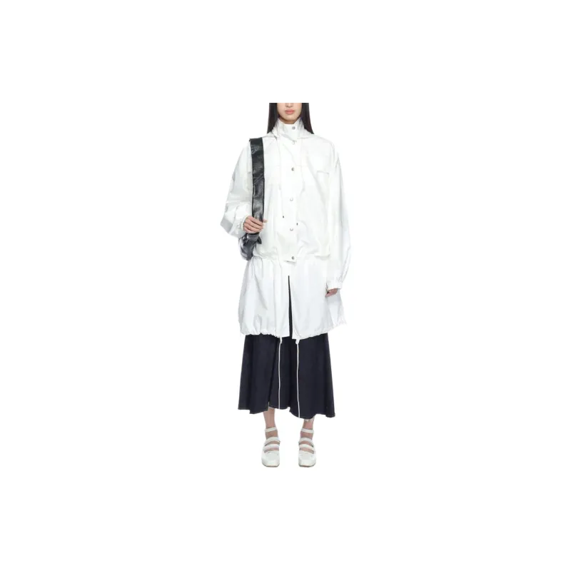 LOW CLASSIC SS24 UTILITY JACKET Parka Coat Women's White-2