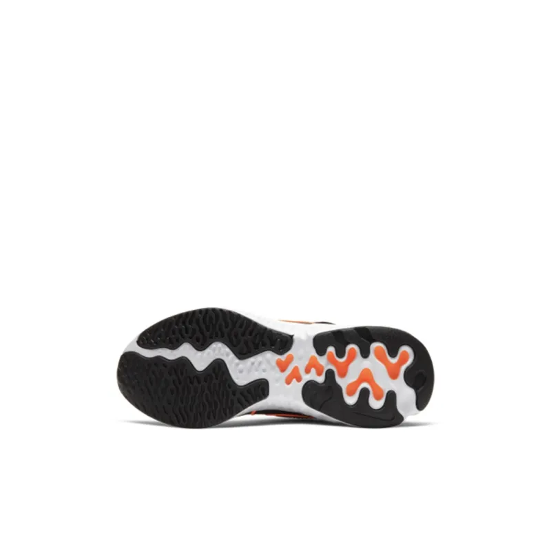 Nike Renew Run Black Total Orange PS-3